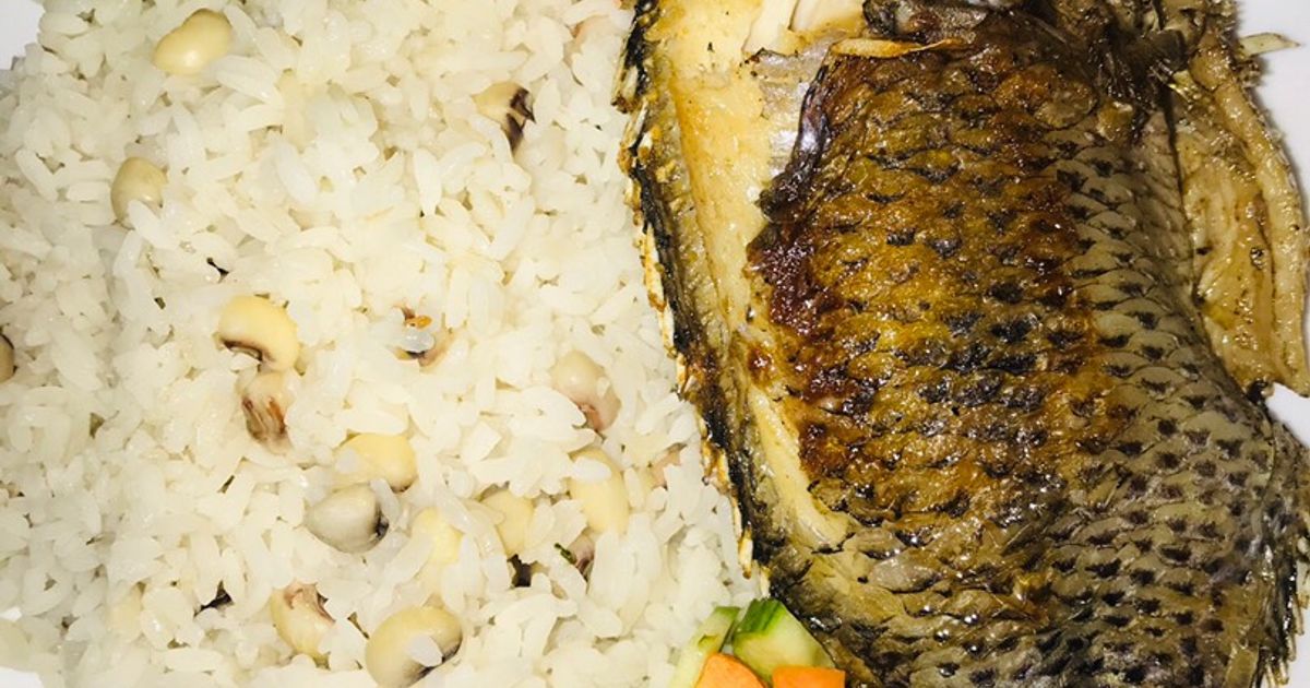 Rice And Beans With Fish Recipe by Asak - Cookpad