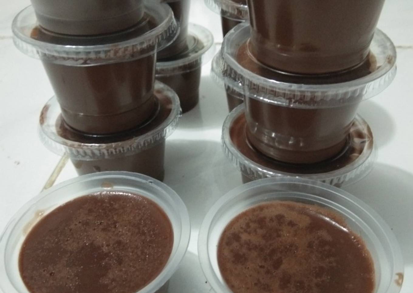 Puding Silky Coklat Simpel