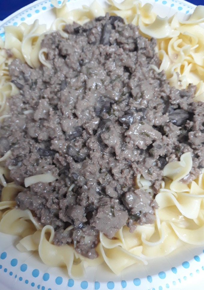A picture of Stroganoff, my way.