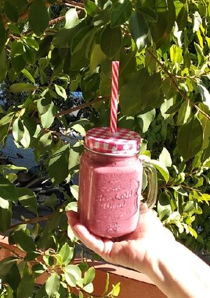 Φωτογραφία της συνταγής Smoothie με φράουλες και μάνγκο