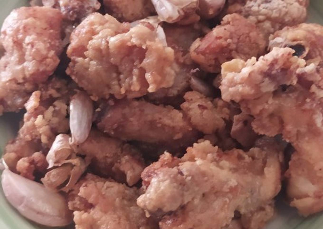 Ayam goreng bawang putih crispy