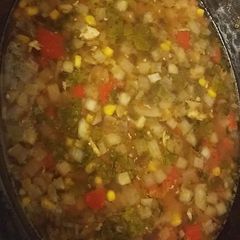 Crockpot Mexican Tortilla Soup A picture of Crockpot Mexican Tortilla Soup.