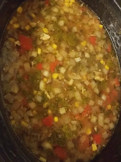 A picture of Crockpot Mexican Tortilla Soup.