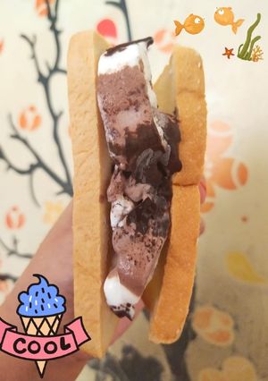 Foto resep Eskrim Roti Vienetta