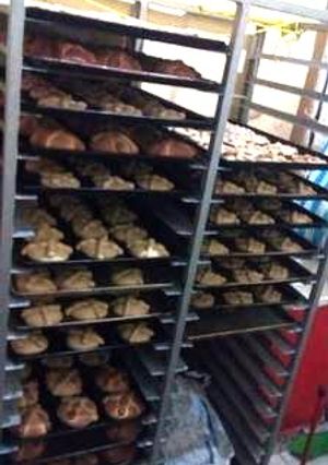 Una foto de Rico pan de muerto