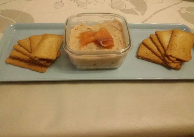 Paté de salmón con Thermomix