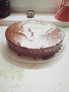 Vegán csokoládé torta recept fotója