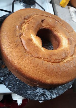 Una foto de Bizcochuelo casero de naranja