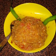 A picture of Baingan ka Bhrta.
