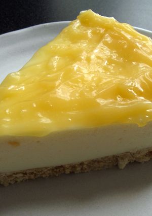 A picture of Lemon Curd & Yoghurt Mousse Cake.