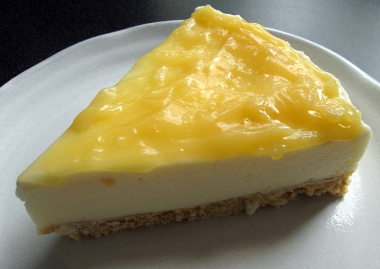 Easiest Way to Make Any-night-of-the-week Lemon Curd &amp; Yoghurt Mousse Cake