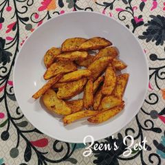 A picture of Air Fryer Potato Wedges.