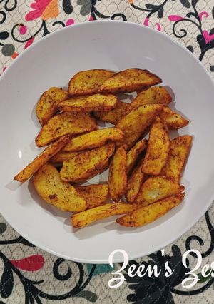 A picture of Air Fryer Potato Wedges.