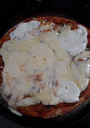 Una foto de Pizza