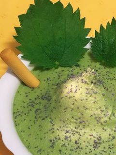 Una foto de Hummus de ortiga común