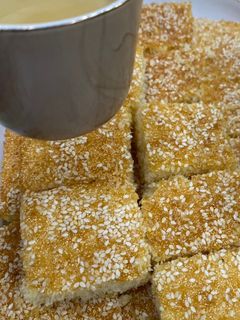صورة لوصفة بسبوسة ولا اروع🤤♥️