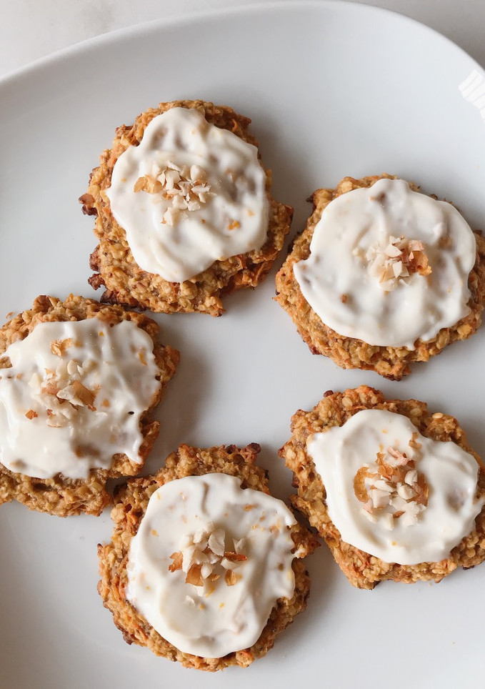 Una foto de Galletitas carrot cake🥕