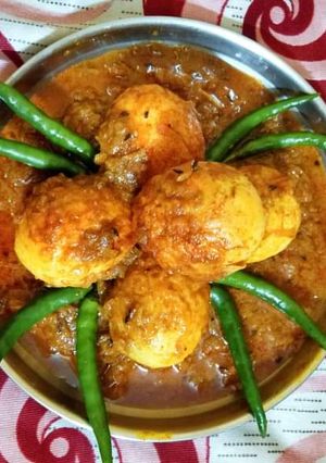 হাঁসের ডিম কষা (hanser dim kosha recipe in Bengali) রেসিপির প্রধান ছবি