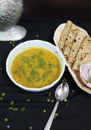 A picture of Green peas kurma.