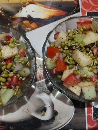 Easy Steps to Prepare Recipes Sprouts salad the Can Spoil the Tongue Appealing.