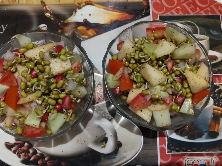 Easy Steps Prepare|Recipe} Sprouts salad the So Delicious