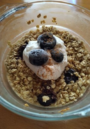 Φωτογραφία της συνταγής Blueberry cinnamon baked oats
