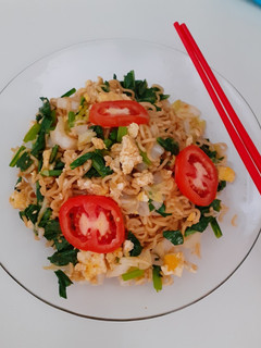 Foto resep Indomie goreng full sayur