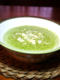 Una foto de Crema de espinaca con lácteos