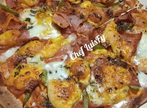 Una foto de Pizza express de pan Árabe LuisFy