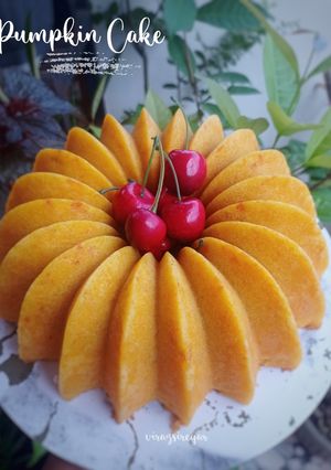 Foto resep PUMPKIN CAKE (BOLU LABU KUNING)