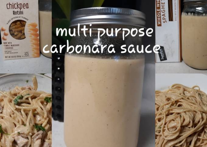 Recipe of Super Quick Homemade Vegan Smokey Carbonara Sauce