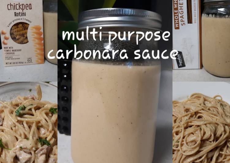 Vegan Smokey Carbonara Sauce Vegan Smokey Carbonara Sauce