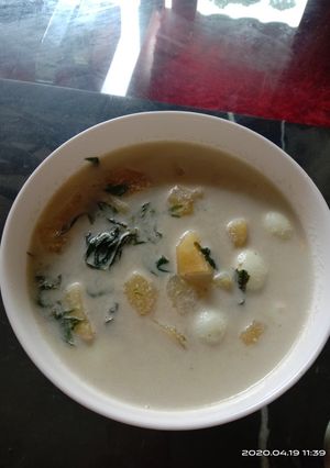 Foto resep Kentang telur puyuh kuah santen