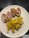 Polpettone e patate a forno