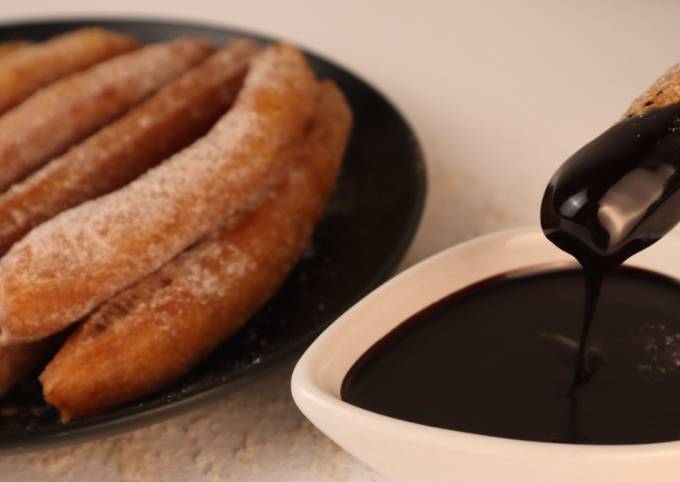 Resep Churros Renyah Dengan Ganace Cokelat