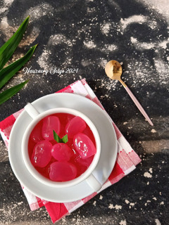 Foto resep Manisan Kolang-kaling Raspberry