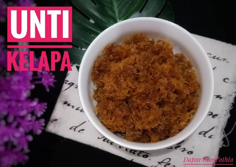 Resep Unti Kelapa, Enak