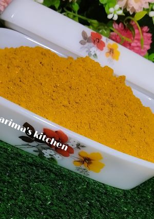 A picture of Homemade curry powder.