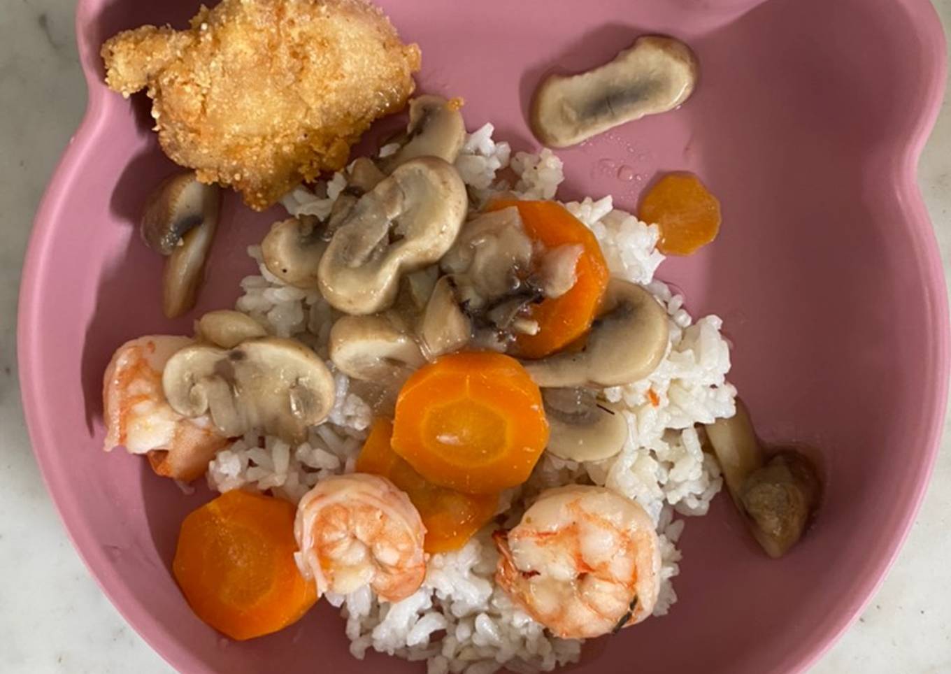 Cah Udang Jamur Mpasi