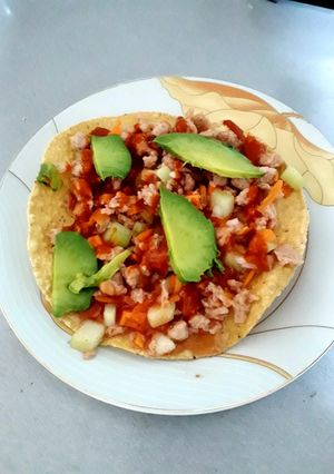 Una foto de Ceviche de soya
