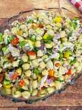 Salada de Grão de Bico com Atum