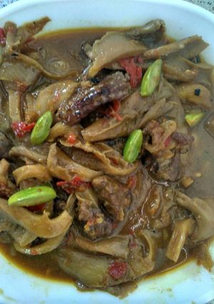 Foto resep Kambing jamur bakar masak
