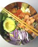 Poke Bowl de salmón fácil