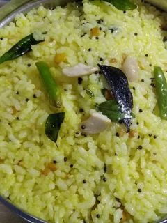 பச்சரிசி எலுமிச்சை சாதம் 🍋 (Pacharisi elumichai satham recipe in tamil) செய்முறை முக்கிய புகைப்படம்