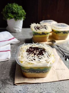 Foto resep Mini Dessert box martabak manis, base cake gluten free