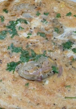 A picture of Chicken potato omelette.