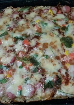 Foto resep Pan Crust/Pizza tipis happycall