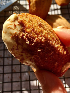A picture of Banana protein madeleines.