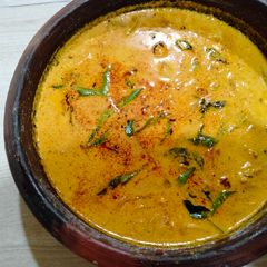 Kerala style fish curry A picture of Kerala style fish curry.