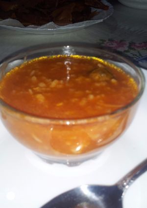 صورة لوصفة شوربة حمرا
